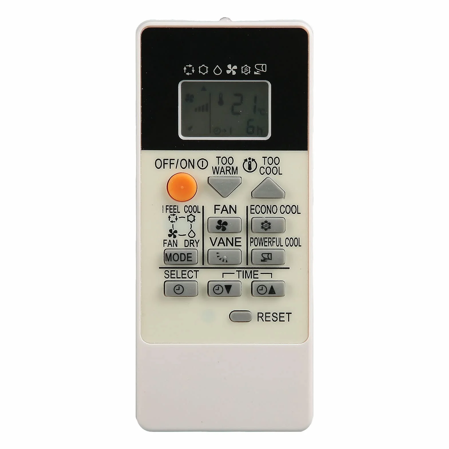 Zamienny Pilot do Klimatyzatora RU18A, Czułe Przyciski Mały Kontroler Klimatyzatora do Domu
