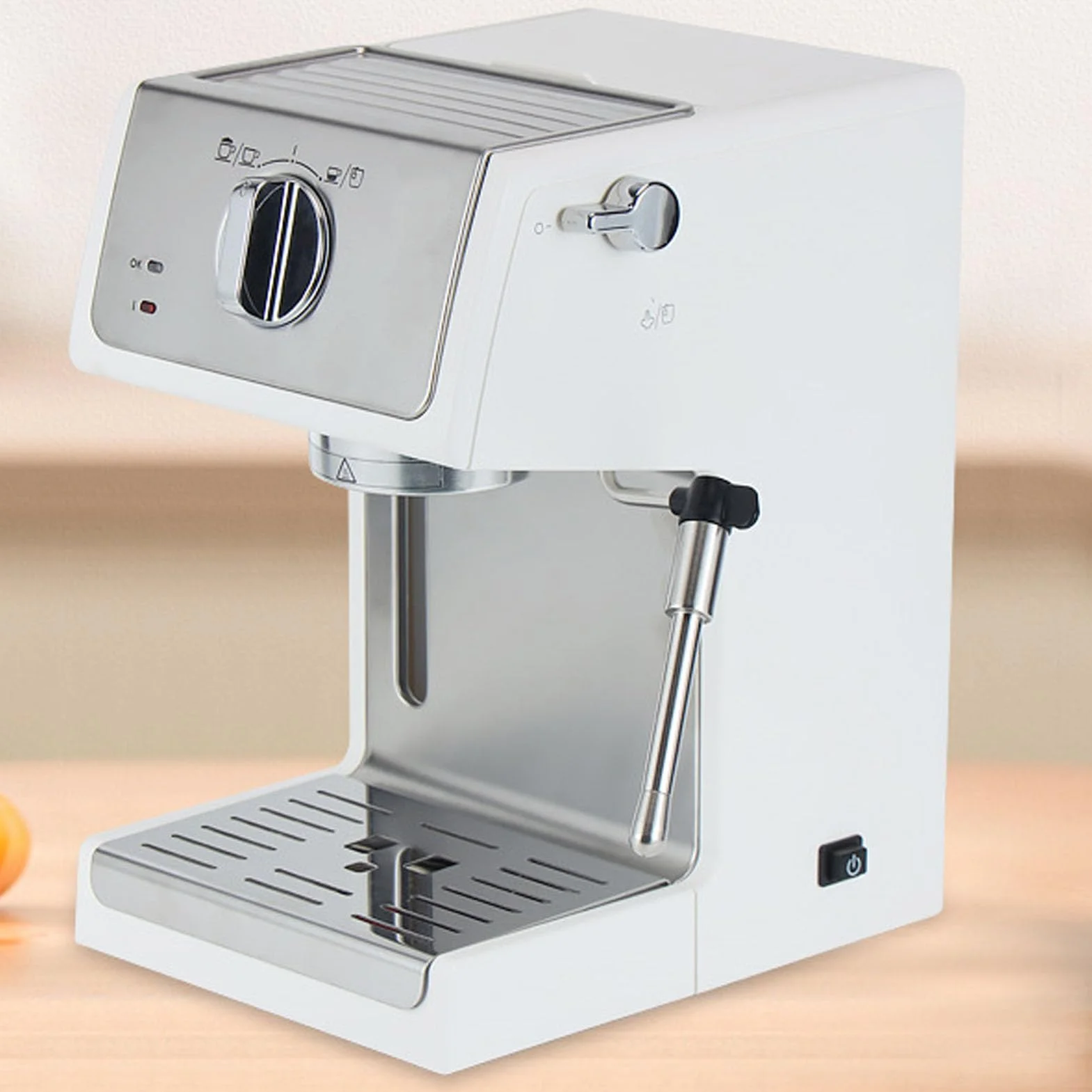 Dysza Parowa do Ekspresu do Kawy EC685, Dysza Parowa do Mleka ze Stali Nierdzewnej do Ekspresów do Kawy, Końcówka Dyszy Parowej do Spieniacza Mleka do Espresso, Końcówka Dyszy