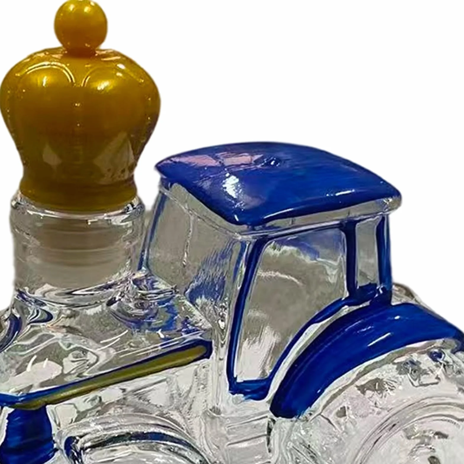 Karafki na alkohol, pusty zabawny traktor, dekoracyjna szklana karafka do whisky, nowość naczynie do serwowania alkoholu do wina burbona, dekoracja domu, baru, biura, restauracji, na urodziny, Boże