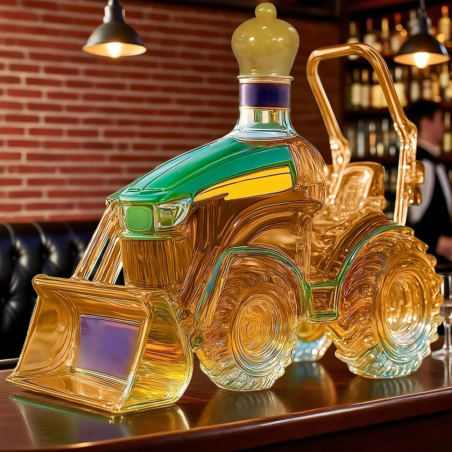 300 ml karafka do whisky w kształcie samochodu, kreatywne butelki na wino z motywem samochodowym 3D, figurki artystyczne, ozdoby do domowego barku, dekoracje na imprezy z alkoholem #6