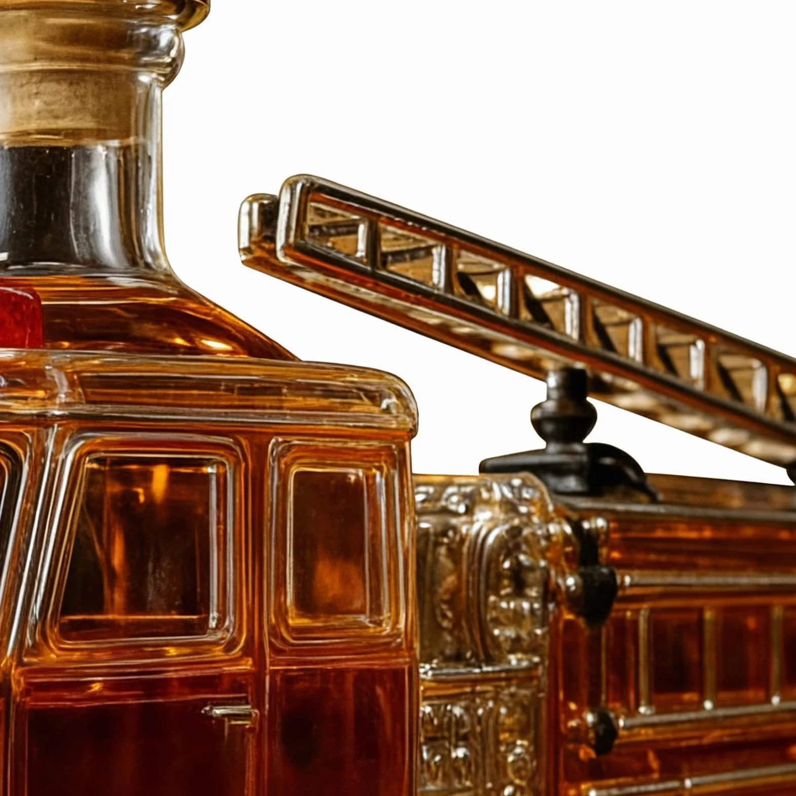 Butelka na alkohol, 300 ml karafka w kształcie wozu strażackiego - szklana karafka na alkohol - na koktajl dom bar ślub szafka świąteczna przyjęcie