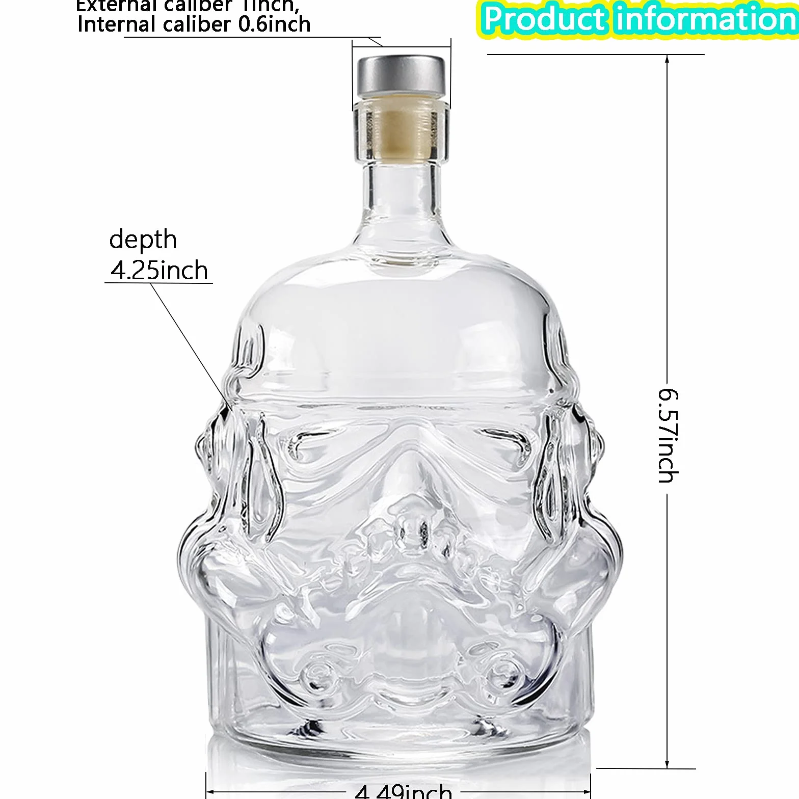 Butelka do whisky, karafka, karafka z 2 szklankami, szklanki do whisky, karafka do wina, likieru, szkockiego, bourbona, brandy, 750 ml