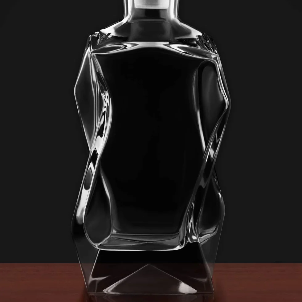 Maverton Karafka do Whisky – 700 ml - Elegancki Prezent dla Mężczyzny - Ekskluzywne Szkło do Stylowych Degustacji - Na Dzień Ojca, Urodziny, Jubileusz