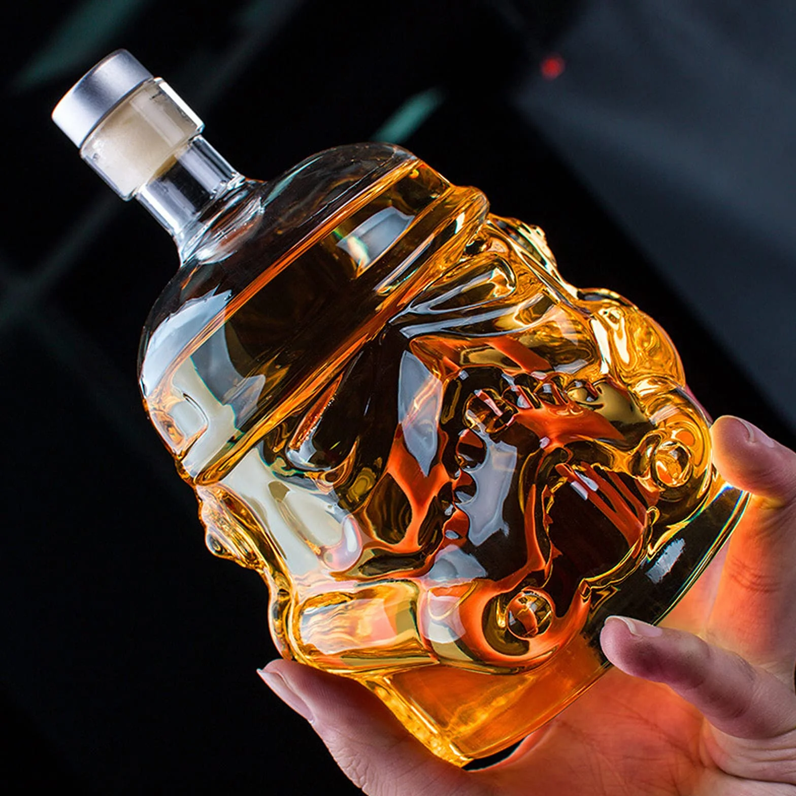 Butelka do whisky, karafka, karafka z 2 szklankami, szklanki do whisky, karafka do wina, likieru, szkockiego, bourbona, brandy, 750 ml